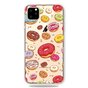 Vrolijk Flexibel Donuts Hoesje iPhone 11 Pro Max TPU case - Doorzichtig