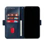 Leren Wallet Bookcase hoesje portemonnee iPhone 11 Pro Max - Blauw