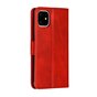 Leren Wallet Bookcase hoesje portemonnee iPhone 11 - Rood