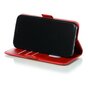 Leren Wallet Bookcase hoesje portemonnee iPhone 11 Pro - Rood