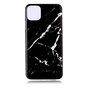 Marmer Patroon Natuursteen Zwart Hoesje Case iPhone 11 Pro Max