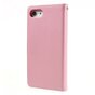 Mercury Goospery Lederen iPhone 7 8 SE 2020 SE 2022 Walletcase 7 pasjes - Roze