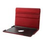 Bescherming 360 draai kunstleer hoes flip - iPad 2017 2018 - rood