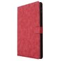 Vintage Kunstlederen iPad 2017 2018 Hoes - Rood Portemonnee