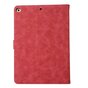 Vintage Kunstlederen iPad 2017 2018 Hoes - Rood Portemonnee