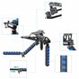 Opvouwbare Camera RIG stabilizer DSLR camera aluminium schouderstatief - Zwart Blauw