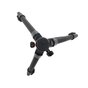 Zomei T60 draagbare tripod draaibaar statief aluminium camera - Zwart Rood