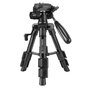 Zomei Q100 draagbare tripod statief aluminium DSLR camera reizen - Zwart