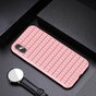 iPaky Waffle beschermend hoesje TPU Case iPhone XR - Roze