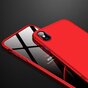 360 bescherming Case Cover geschikt voor iPhone XR hoesje - Rood