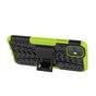 Hybride standaard case shockproof hoesje geschikt voor iPhone 11 - Groen Zwart