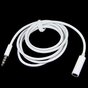 Audio verlengkabel wit 1 meter 3,5mm plug audio cable