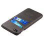 Duo Cardslot Wallet Portemonnee hoes iPhone 7 8 SE 2020 SE 2022 Case - Zwart Bescherming