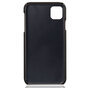 Duo Cardslot Wallet Portemonnee iPhone 11 hoesje - Zwart Bescherming