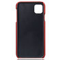 Duo Cardslot Wallet Portemonnee iPhone 11 Pro hoesje - Rood Bescherming