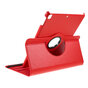 Litchi Textuur Lederen iPad 10.2 inch case met cover - Rood Bescherming Standaard