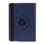 Litchi Textuur Lederen iPad 10.2 inch case met cover - Donkerblauw Bescherming Standaard
