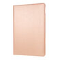 Litchi Textuur Lederen iPad 10.2 inch case met cover - Ros&eacute; Goud Bescherming Standaard