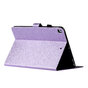 Shiny Flash Glitter Case Hoes van PU Leer voor iPad 10.2 inch - Paars