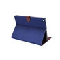 Wallet Portemonnee Hoes Case Jeansstofprint Kunstleer voor iPad 10.2 inch - Donkerblauw