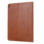 Wallet Portemonnee Hoes Case met Penhouder Kunstleer voor iPad 10.2 inch - Bruin