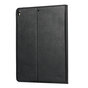 Wallet Portemonnee Hoes Case met Penhouder Kunstleer voor iPad 10.2 inch - Zwart