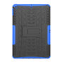 Bandprofiel hoes grip kickstand TPU kunststof iPad 10.2 inch - Blauw