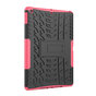 Bandprofiel hoes grip kickstand TPU kunststof iPad 10.2 inch - Roze