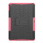 Bandprofiel hoes grip kickstand TPU kunststof iPad 10.2 inch - Roze