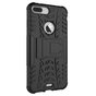 Shockproof bescherming hoesje iPhone 7 Plus 8 Plus case - Zwart