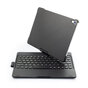 F360B 360 Graden Draaibaar Roterend ABS Bluetooth Keyboard Toetsenbord Case Hoes geschikt voor iPad Pro 11 inch - Zwart