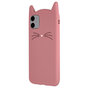 Schattige Kat iPhone 11 Silicone hoesje 3D - Roze Bescherming