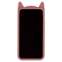 Schattige Kat iPhone 11 Silicone hoesje 3D - Roze Bescherming