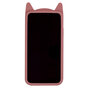 Schattige Kat iPhone 6 Plus 6s Plus Silicone hoesje 3D - Roze Bescherming