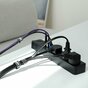 Baseus Klittenbandrol 3m - Zwart Kabelbinder knipbare cable organizer