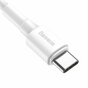 Baseus USB-A naar USB type-C kabel - Synchroniseren Opladen Wit