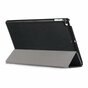 Just in Case Lederen geschikt voor iPad Mini 5 2019 Smart Tri-Fold Case Hoes - Zwart Bescherming