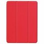 Just in Case Tri-Fold Lederen iPad Air 3 10.5 inch 2019 Hoes - Rood Standaard Bescherming Stylus Opberglus