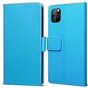 Just in Case Lederen Portemonnee Wallet geschikt voor iPhone 11 Pro Hoes - Blauw Pasjes Briefgeld