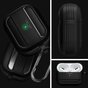 Spigen Rugged Armor geschikt voor AirPods Pro TPU Case - Zwart Opbergcase