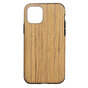Wood Texture kunststof hoesje voor iPhone 12 mini - bruin