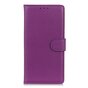 Wallet kunstleer hoesje voor iPhone 12 Pro Max - paars