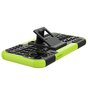 Shockproof schokabsorberend TPU hoesje voor iPhone 12 en iPhone 12 Pro - zwart met groen