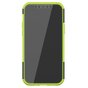 Shockproof schokabsorberend TPU hoesje voor iPhone 12 en iPhone 12 Pro - zwart met groen