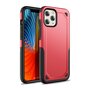 Pro Armor kunststof en schokabsorberend TPU hoesje voor iPhone 12 en iPhone 12 Pro - rood