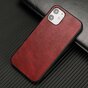 Leather Look kunstleer hoesje voor iPhone 12 mini - rood