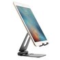 Universele Vouwbare Alloy Desktop Telefoonhouder voor Smartphone en tablet - Zwart