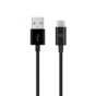 Xqisit Micro-USB naar USB-A Oplaadkabel - 150cm Zwart