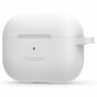 Spigen Silicone Hoes geschikt voor AirPods Pro - Wit Karabijnhaak