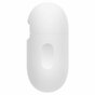 Spigen Silicone Hoes geschikt voor AirPods Pro - Wit Karabijnhaak